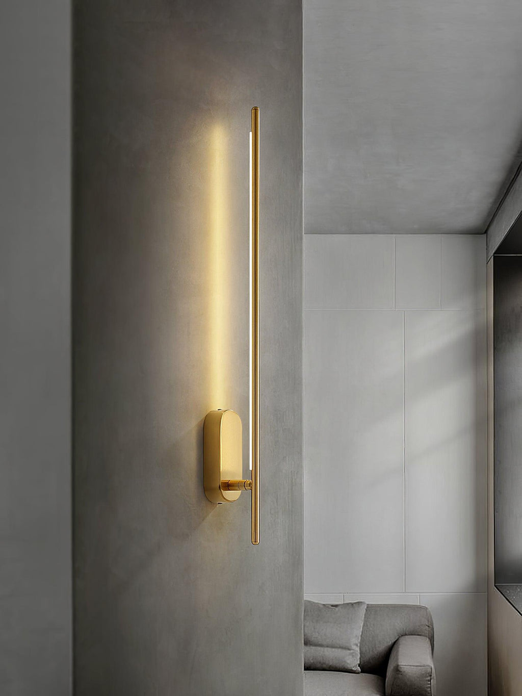 Linnen Rod Plug-in Wall Sconce