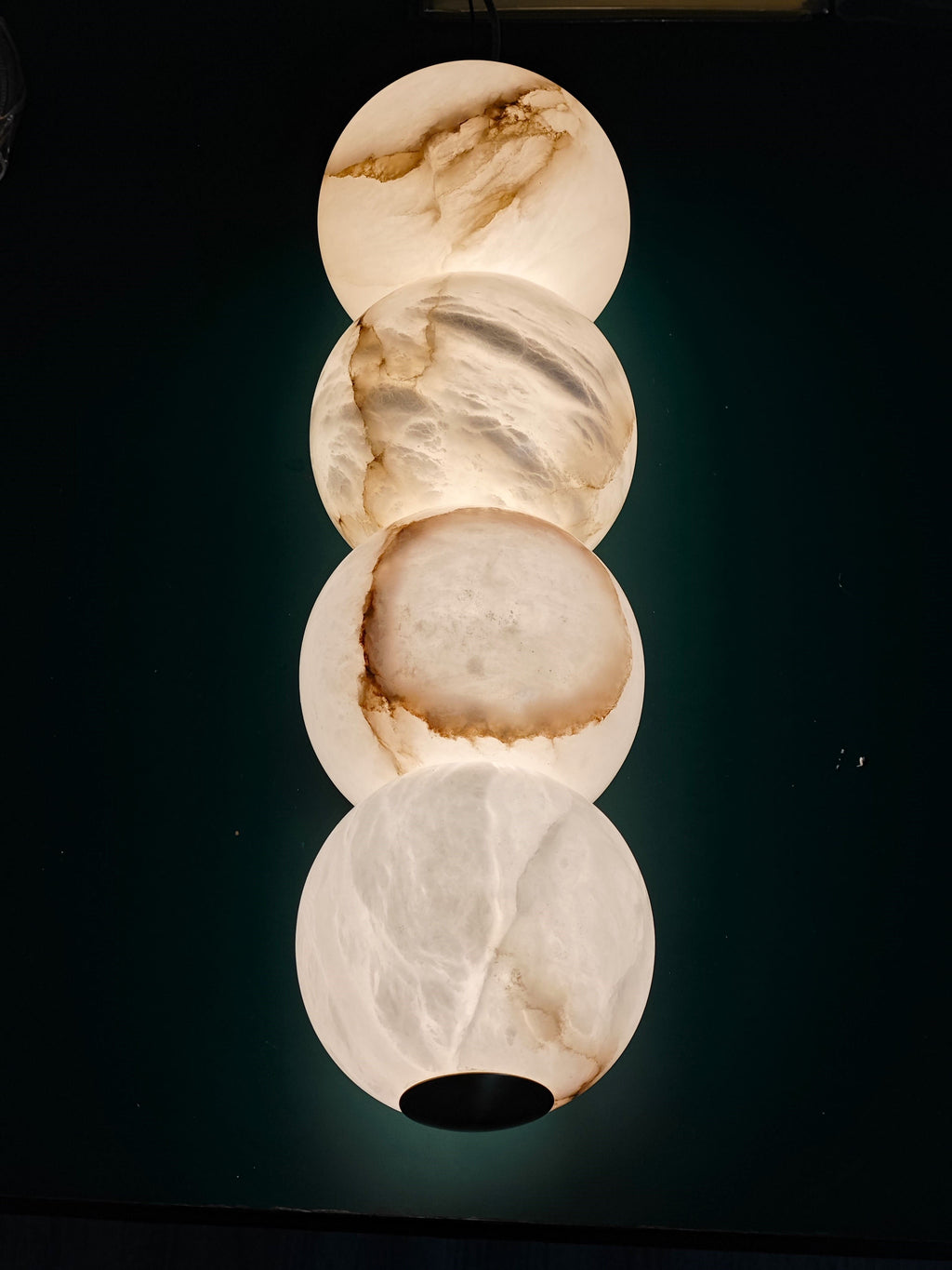 String of Pearls Alabaster Pendant Lamp