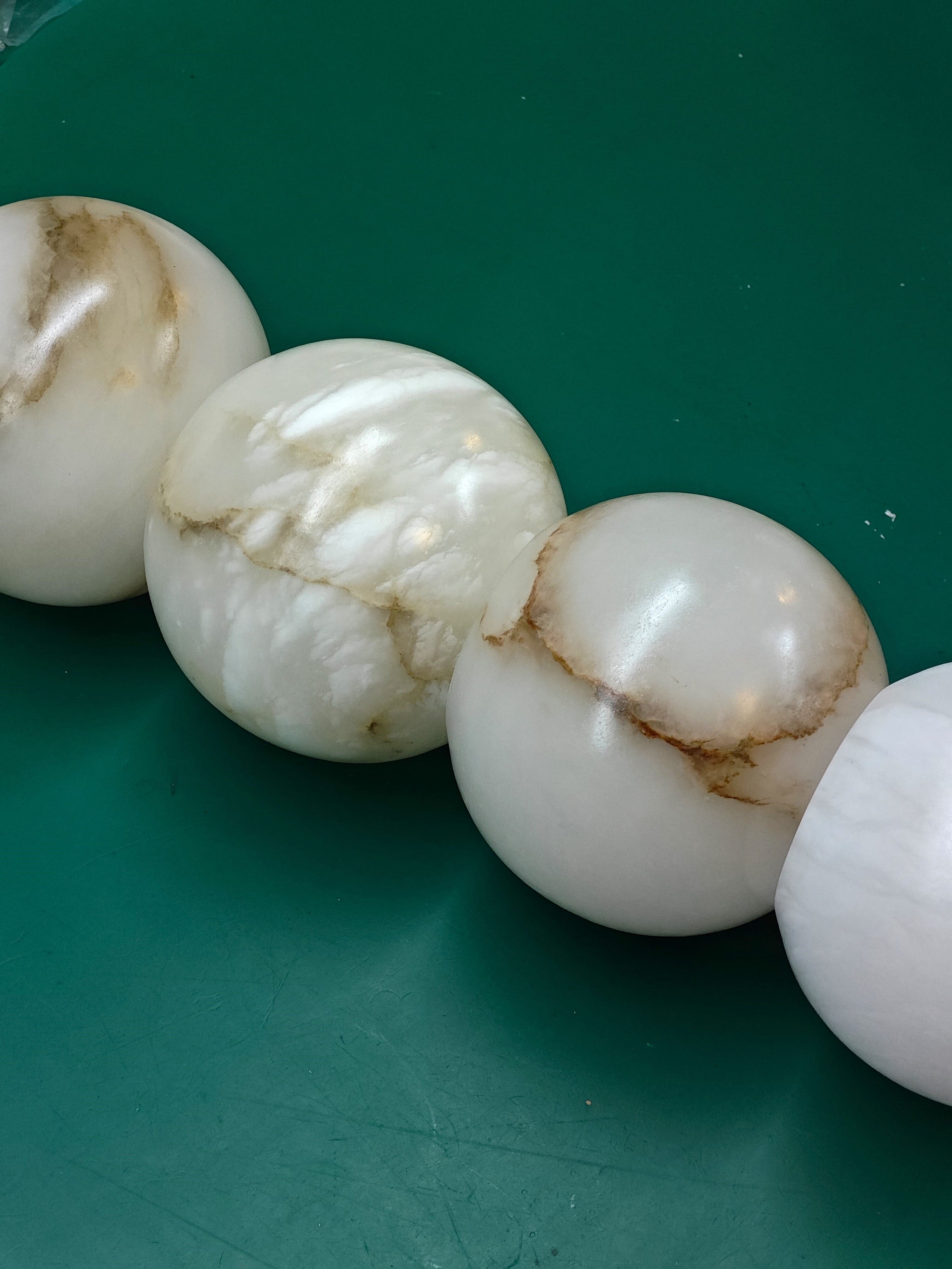 String of Pearls Alabaster Pendant Lamp