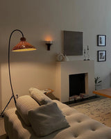 Swan Woven Floor Lamp