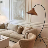 Swan Woven Floor Lamp