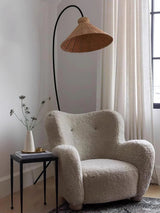 Swan Woven Floor Lamp