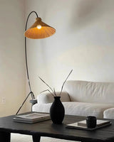Swan Woven Floor Lamp