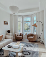 Swan Woven Floor Lamp
