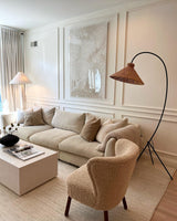 Swan Woven Floor Lamp
