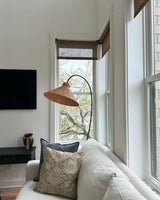 Swan Woven Floor Lamp