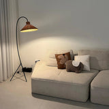 Swan Woven Floor Lamp