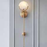 Tail Alabaster Wall Sconce