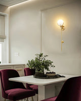 Tail Alabaster Wall Sconce
