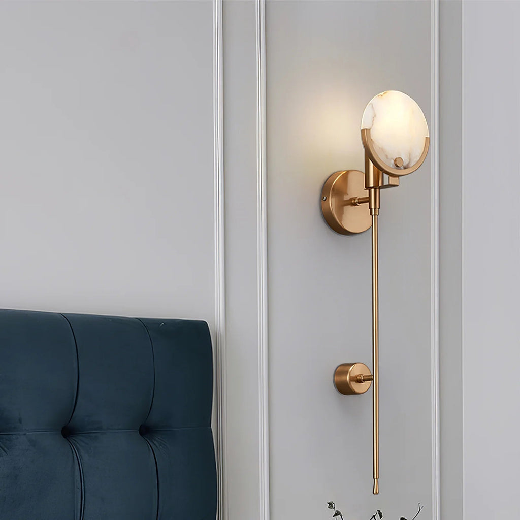 Tail Alabaster Wall Sconce