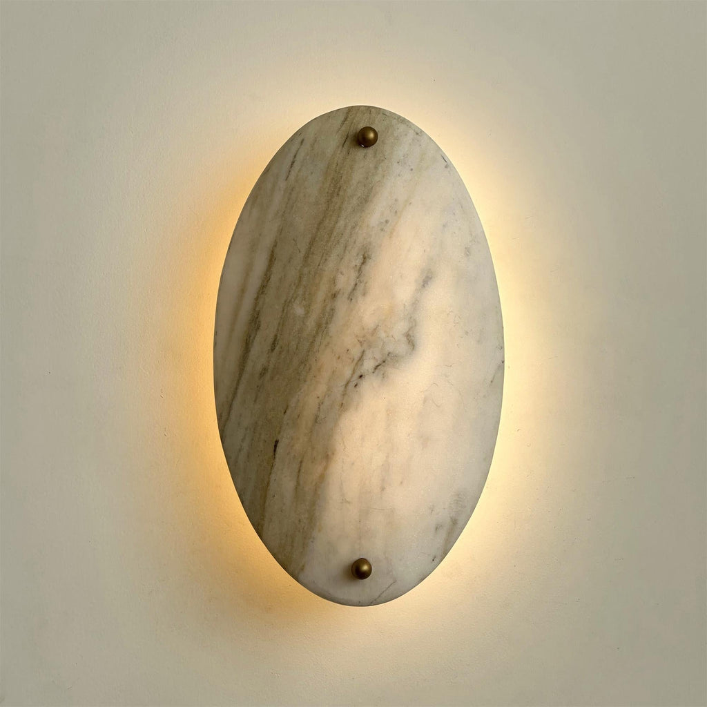 Tan Onyx Sconce