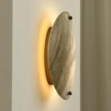 Tan Onyx Sconce