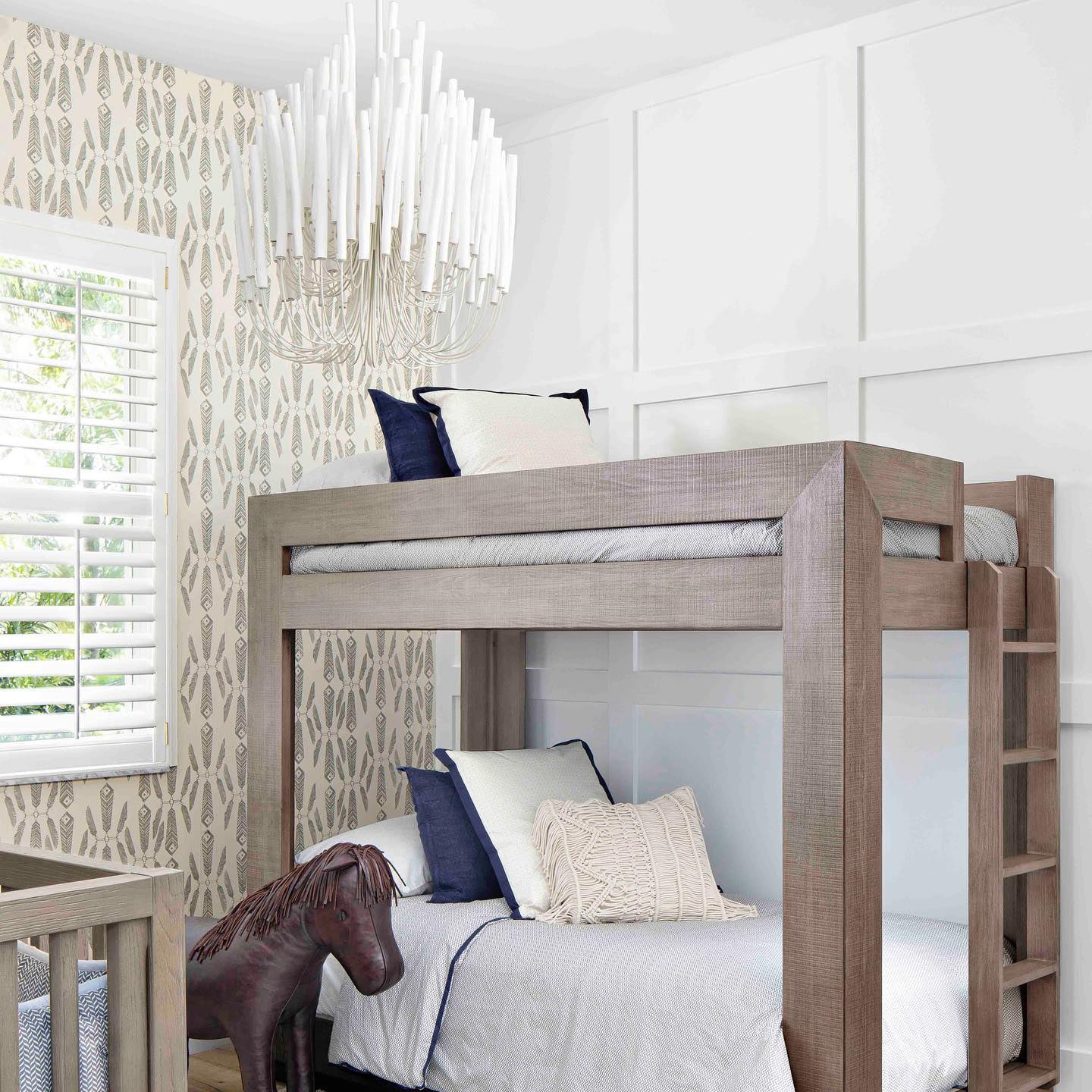 StainedWood Forest Chandelier