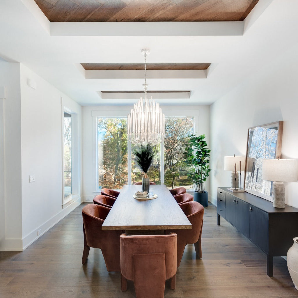 StainedWood Forest Chandelier