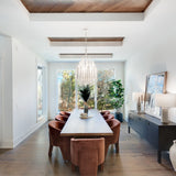 StainedWood Forest Chandelier