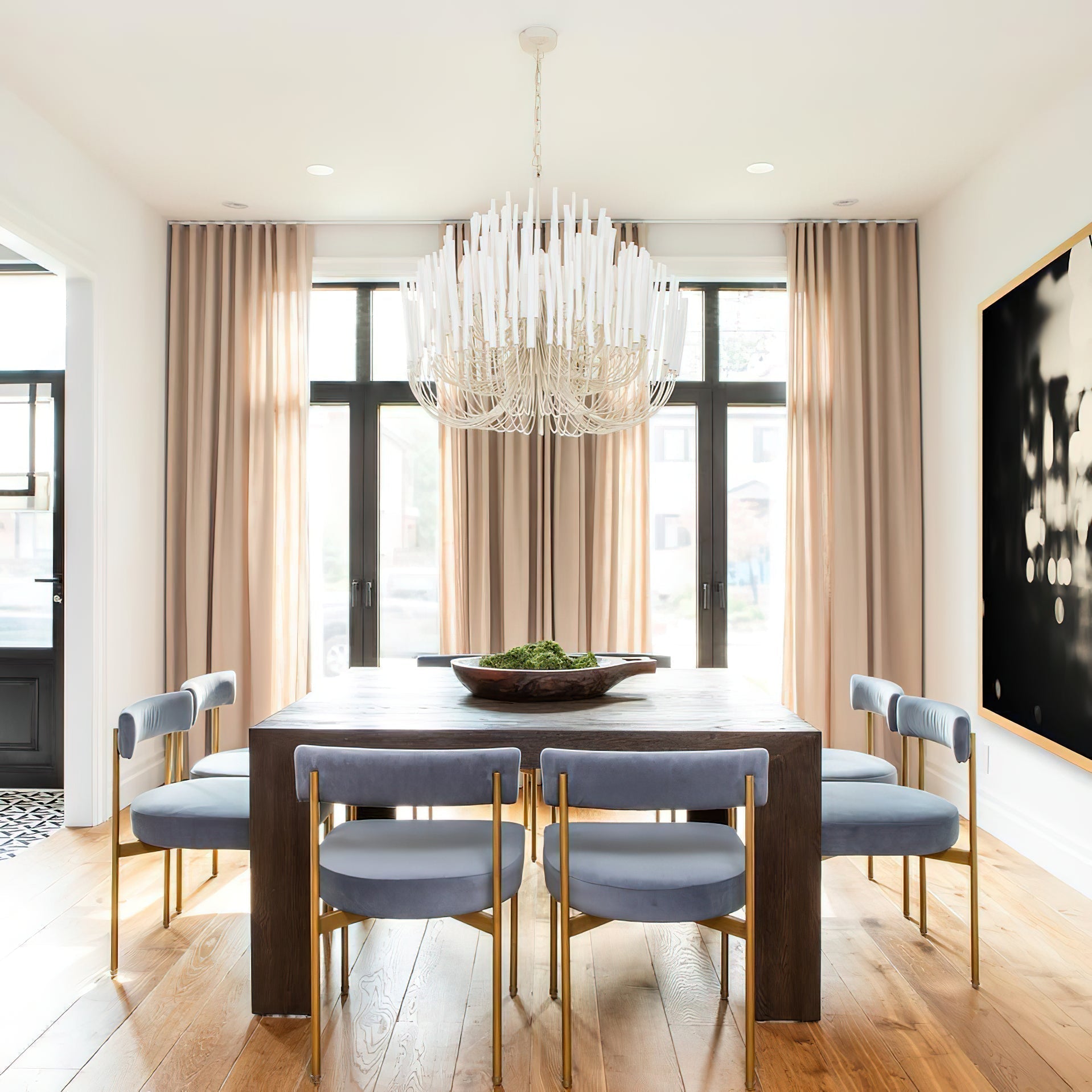 StainedWood Forest Chandelier