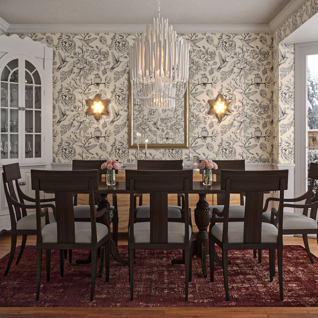 StainedWood Forest Chandelier