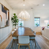 StainedWood Forest Chandelier