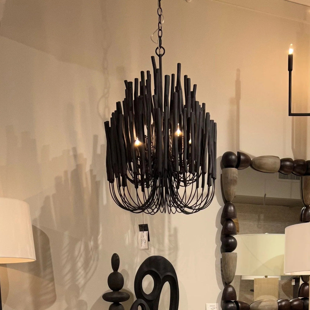 StainedWood Forest Chandelier