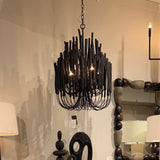 StainedWood Forest Chandelier