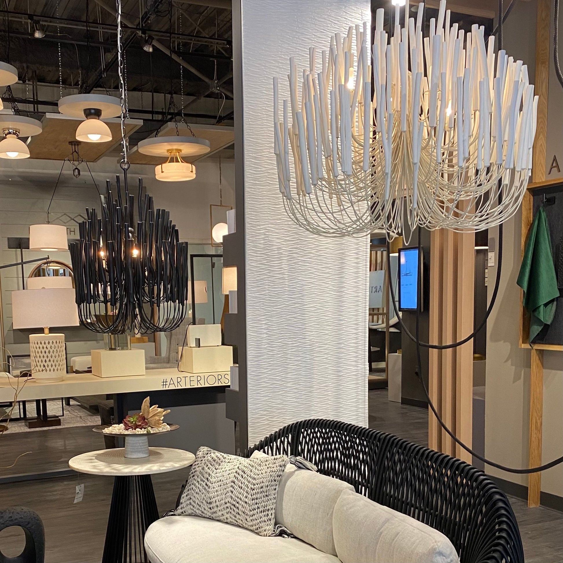 StainedWood Forest Chandelier