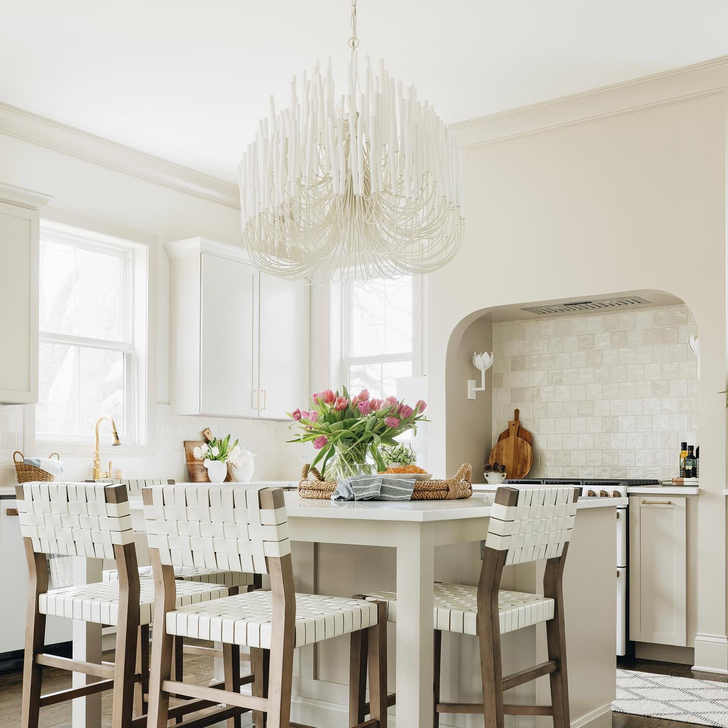 StainedWood Forest Chandelier