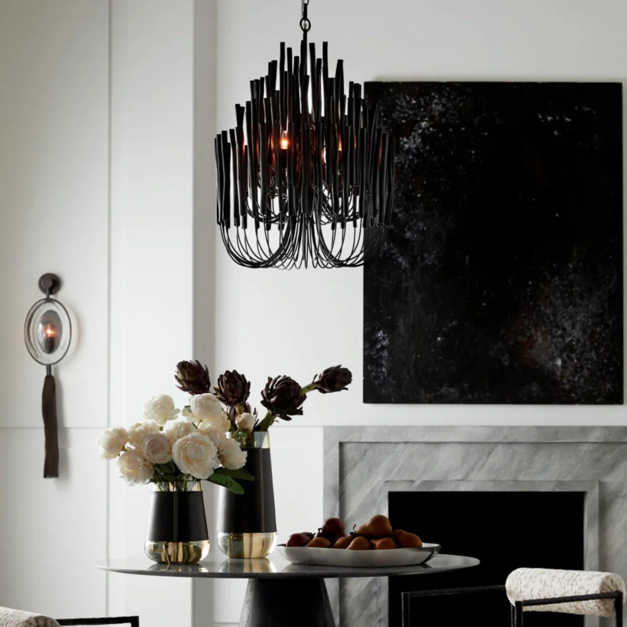 StainedWood Forest Chandelier