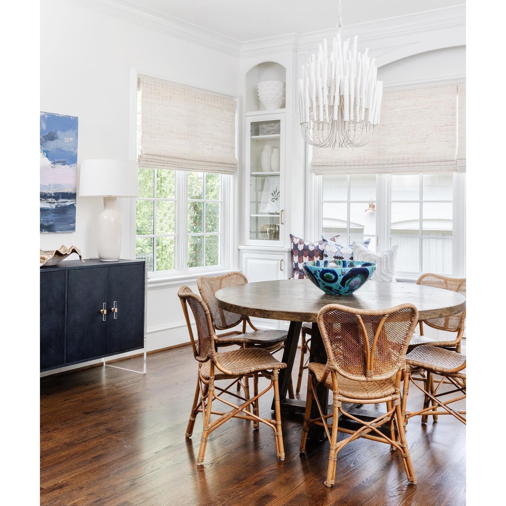 StainedWood Forest Chandelier