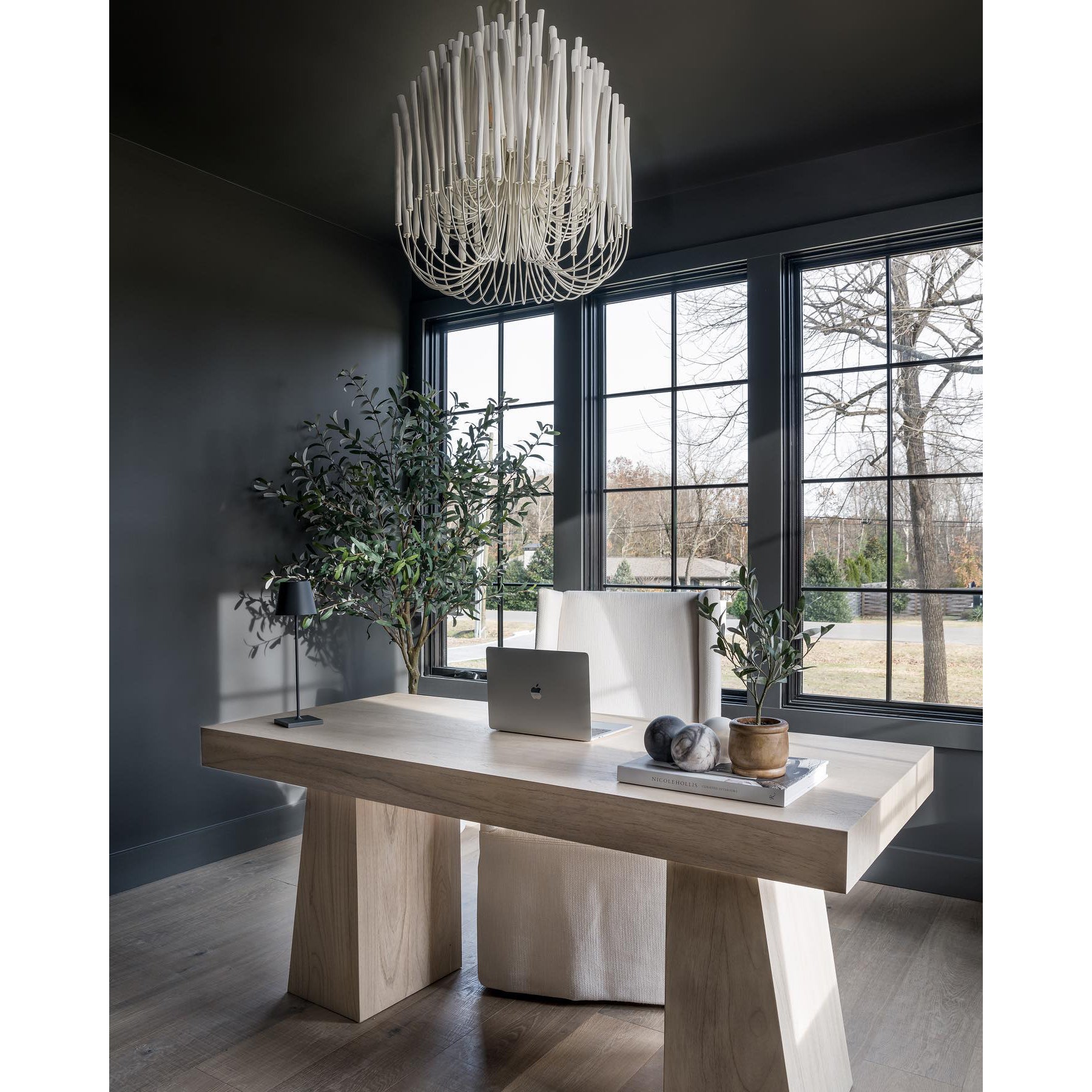 StainedWood Forest Chandelier