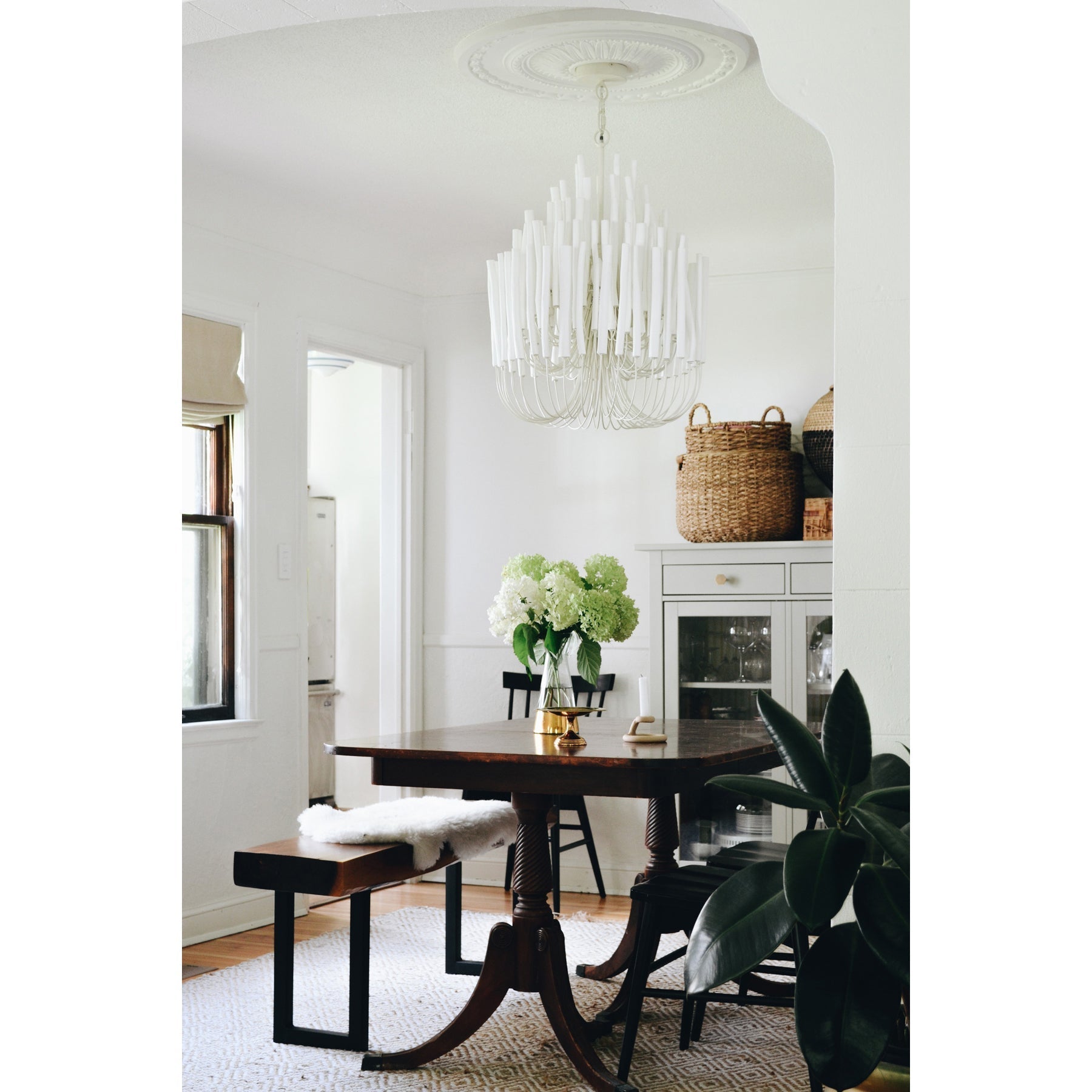 StainedWood Forest Chandelier