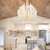 StainedWood Forest Chandelier