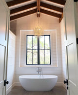 StainedWood Forest Chandelier