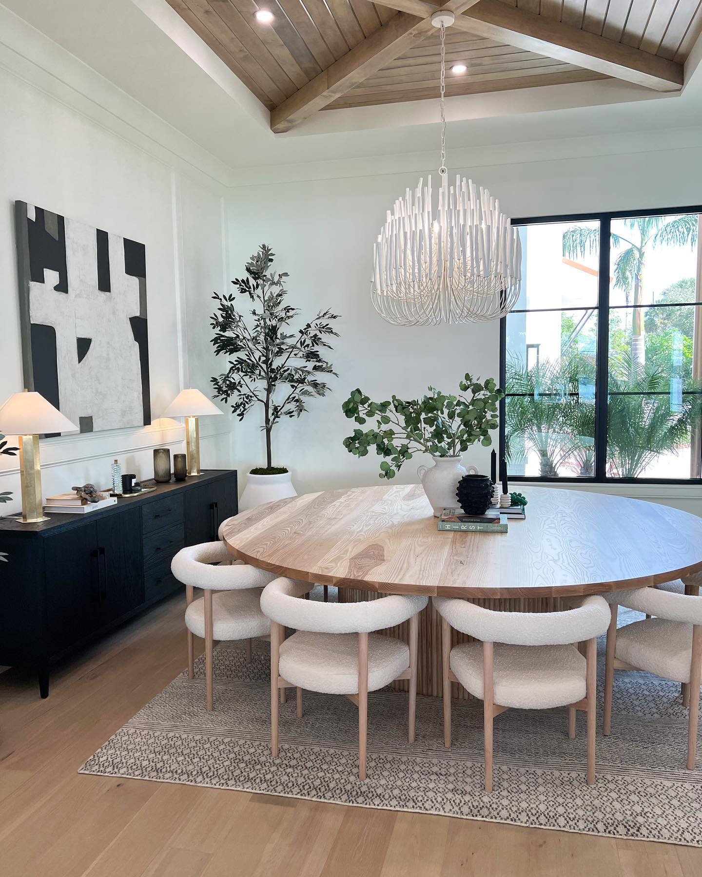 StainedWood Forest Chandelier