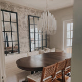 StainedWood Forest Chandelier