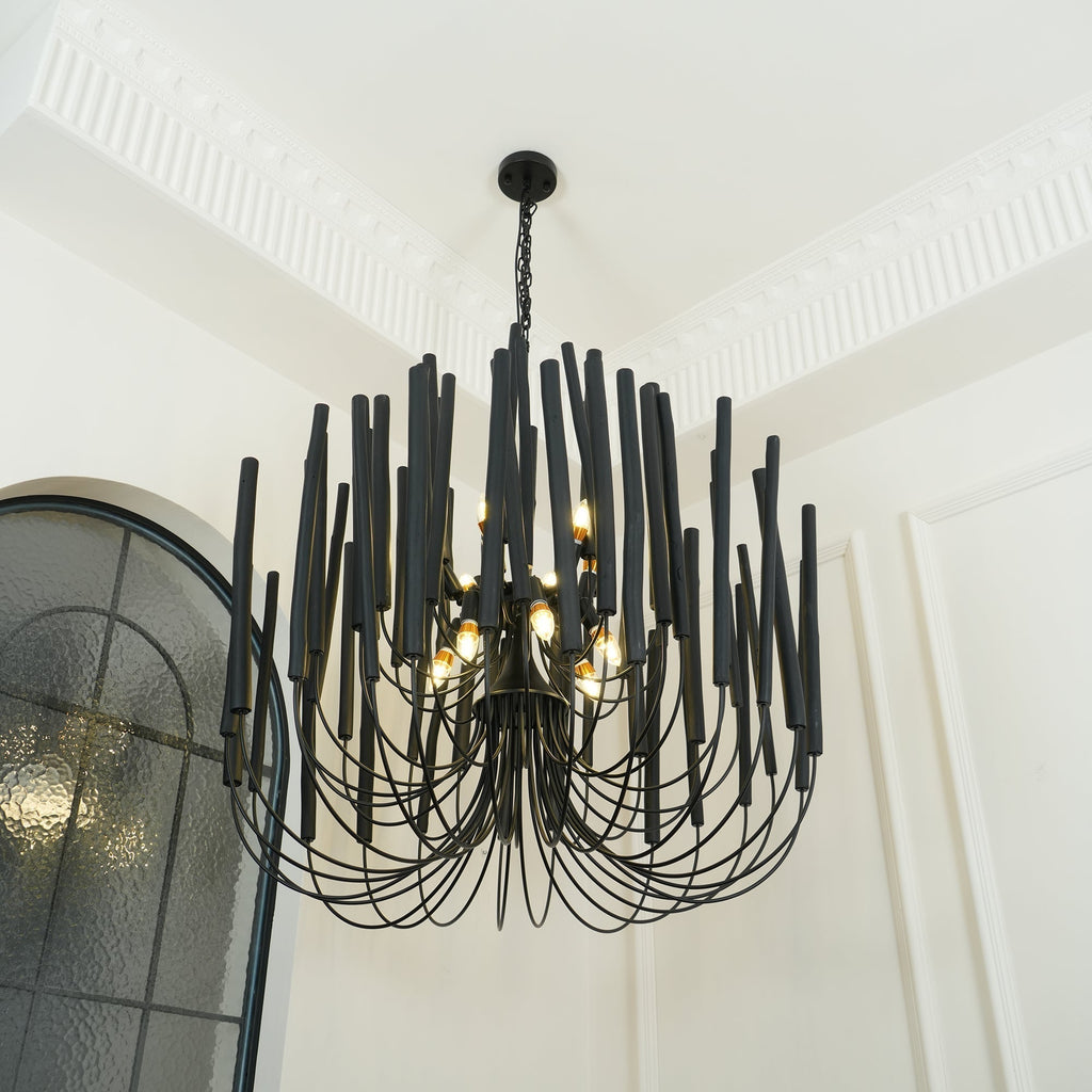 StainedWood Forest Chandelier