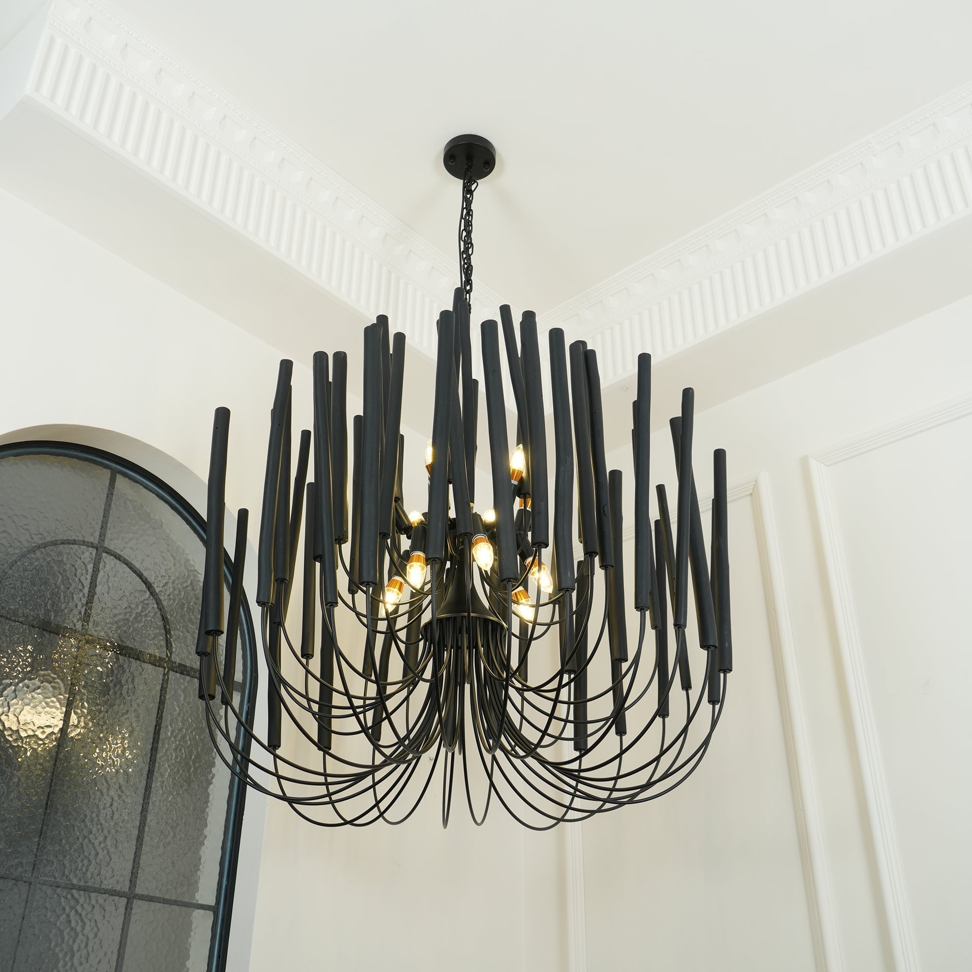 StainedWood Forest Chandelier