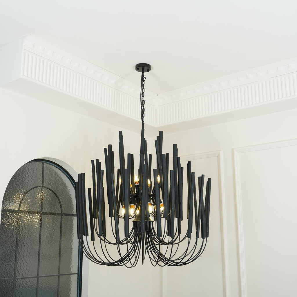 StainedWood Forest Chandelier
