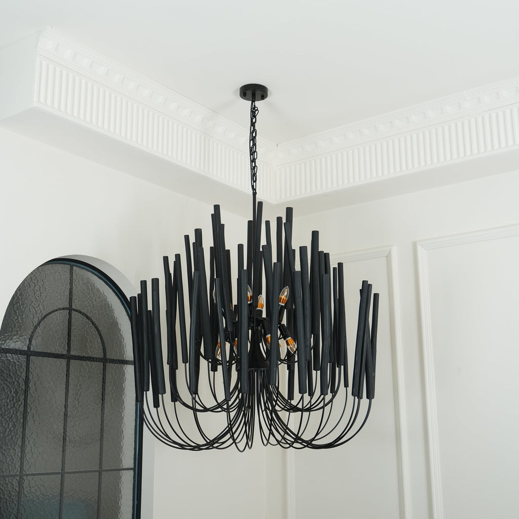 StainedWood Forest Chandelier