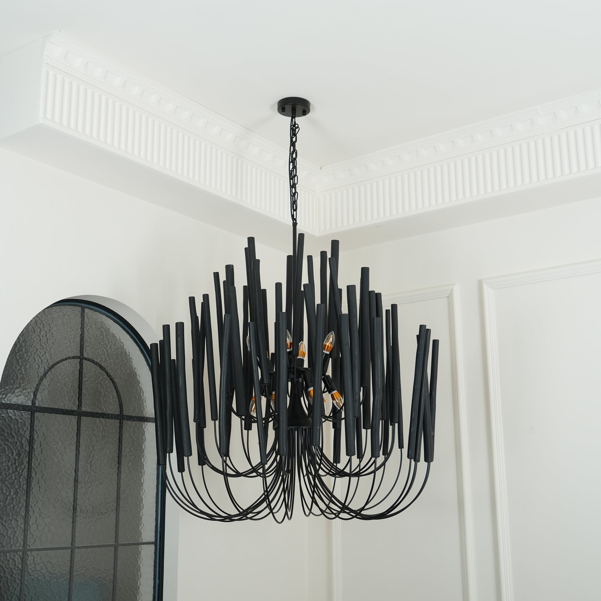 StainedWood Forest Chandelier