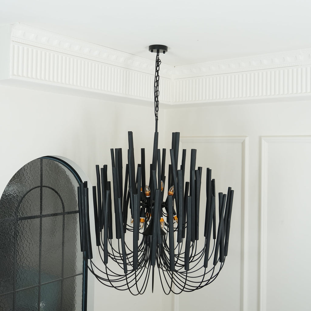 StainedWood Forest Chandelier