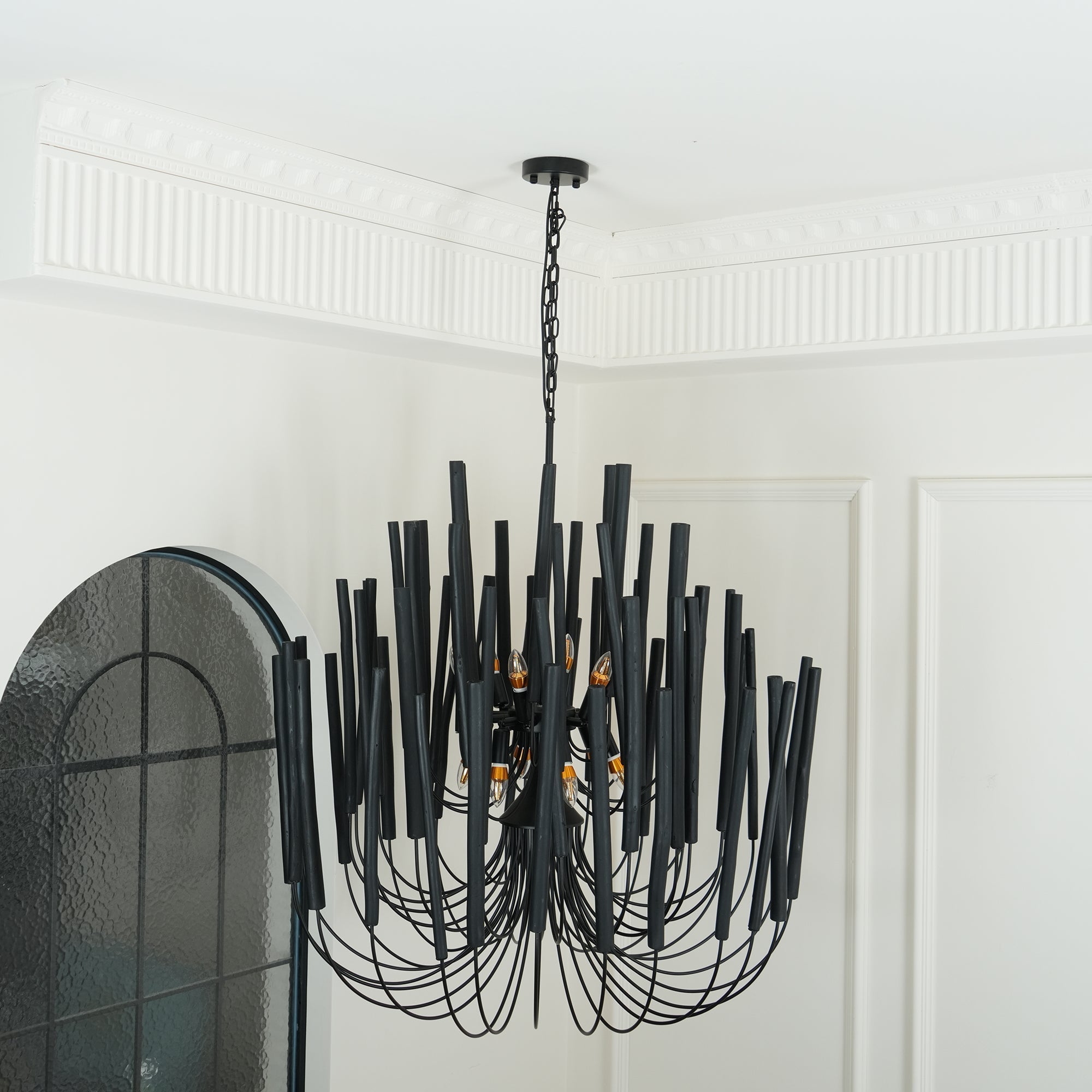 StainedWood Forest Chandelier