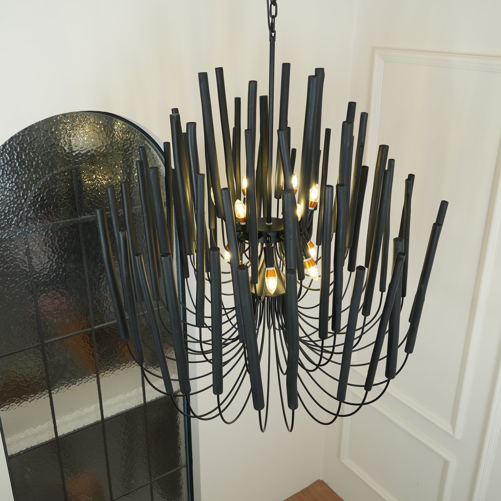 StainedWood Forest Chandelier