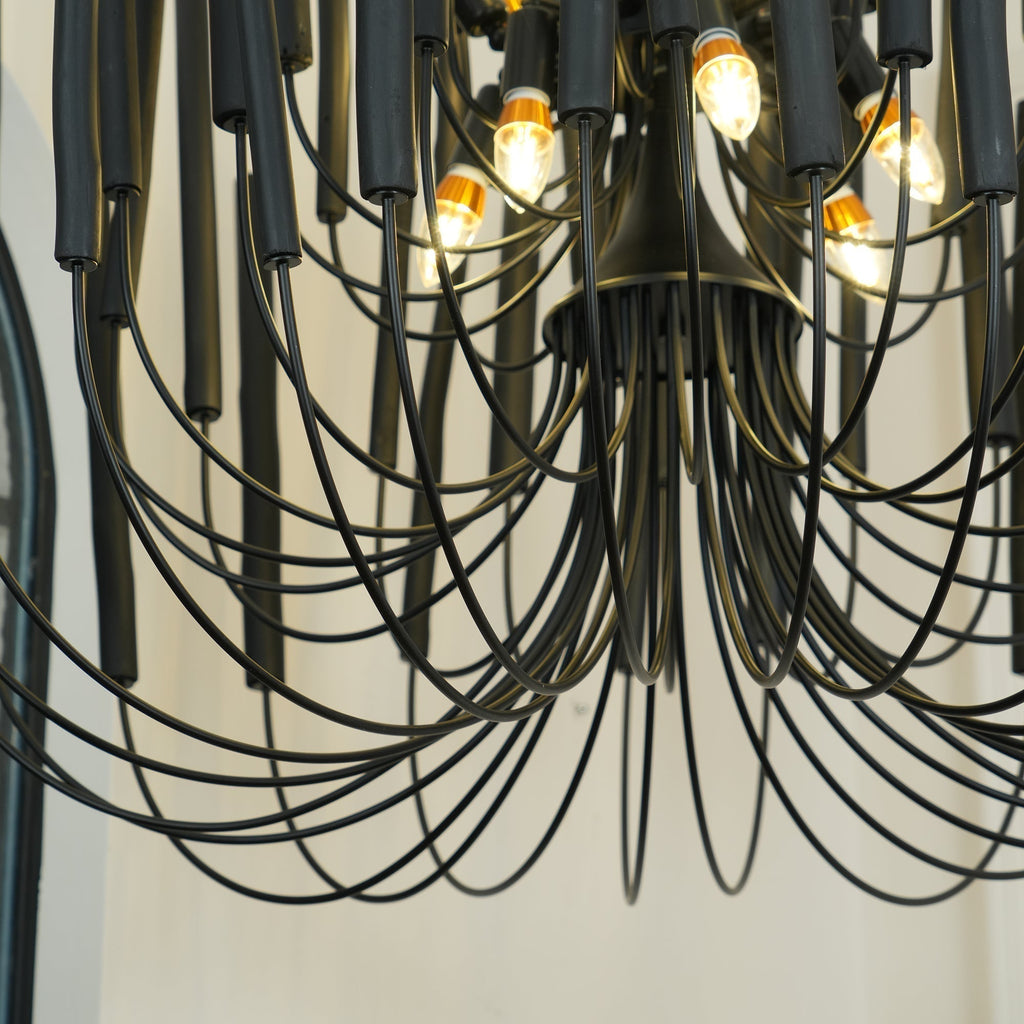 StainedWood Forest Chandelier