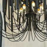 StainedWood Forest Chandelier