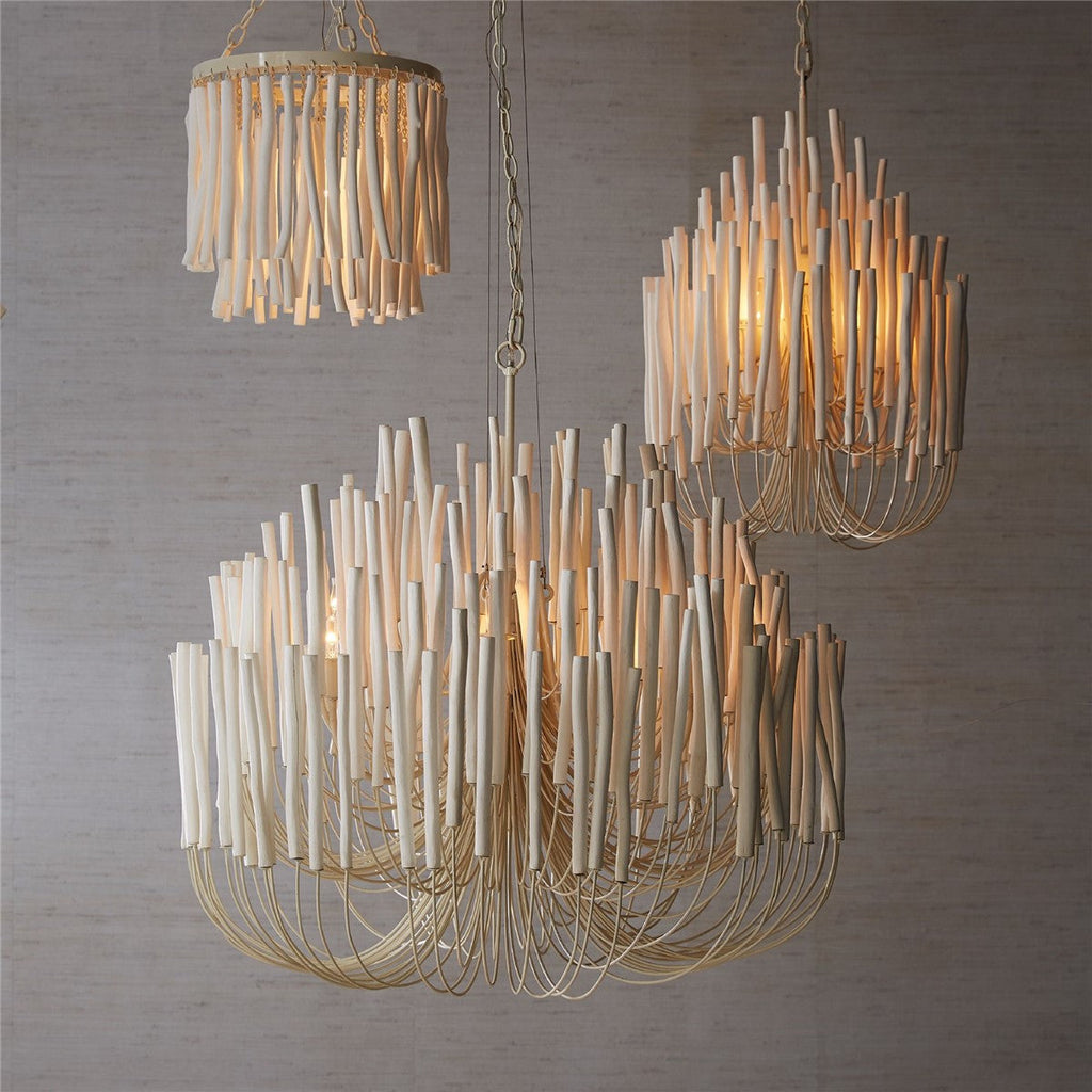 StainedWood Forest Chandelier