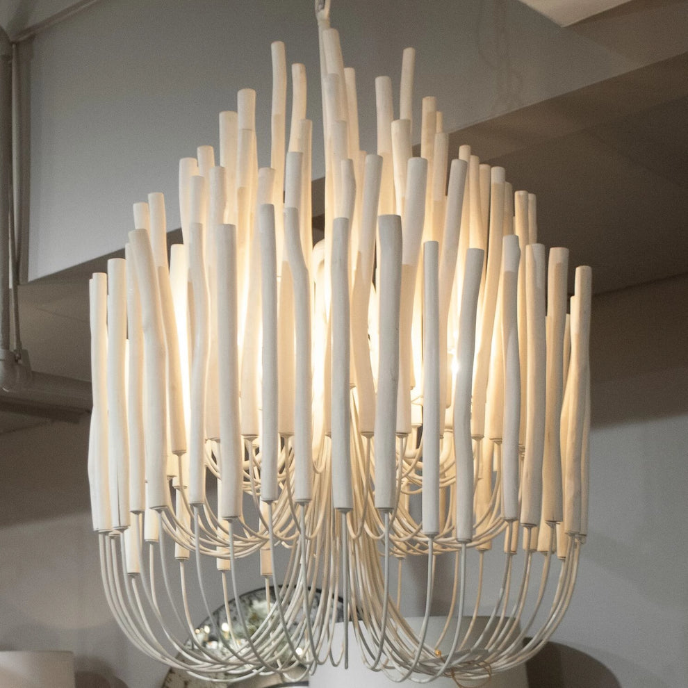 StainedWood Forest Chandelier