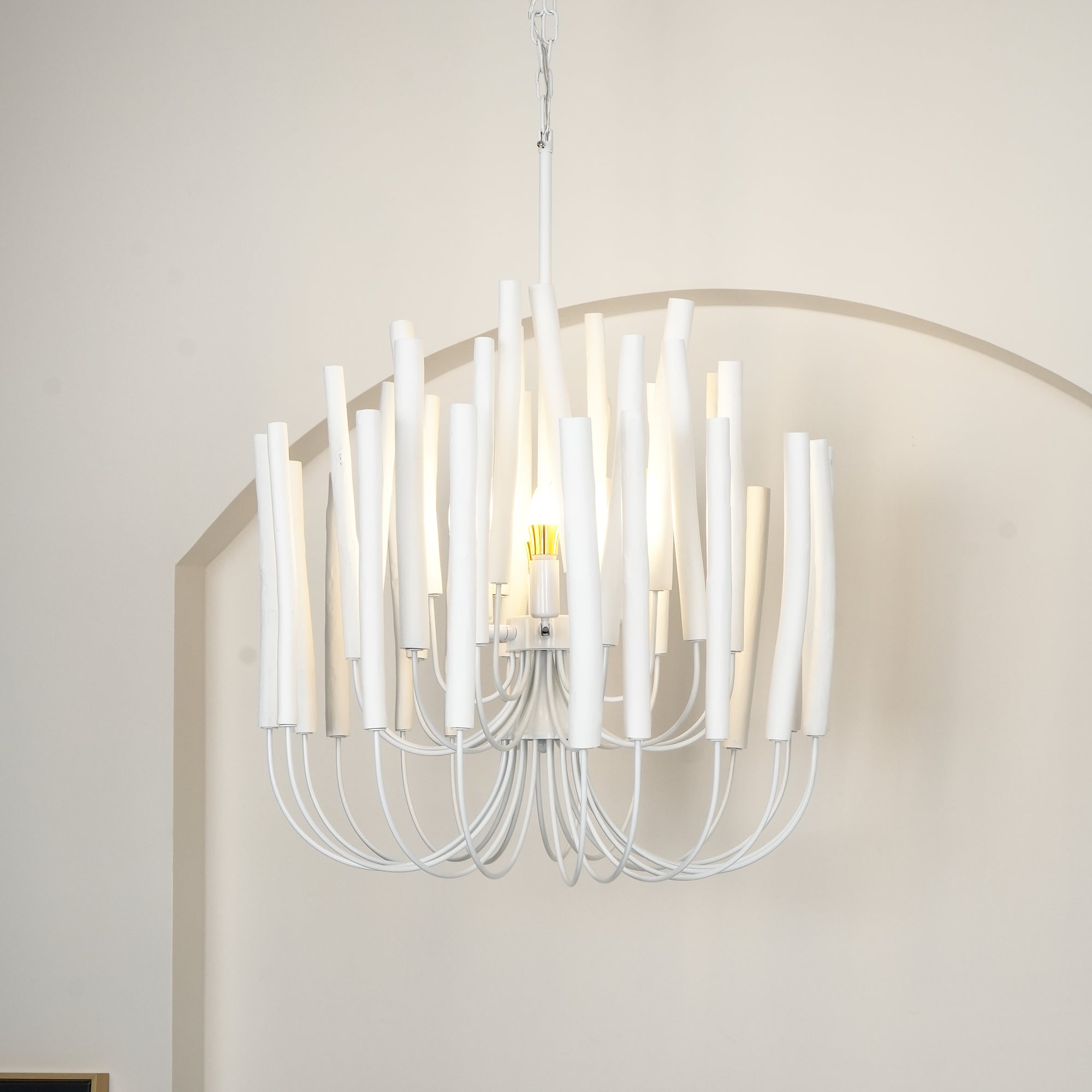StainedWood Forest Chandelier