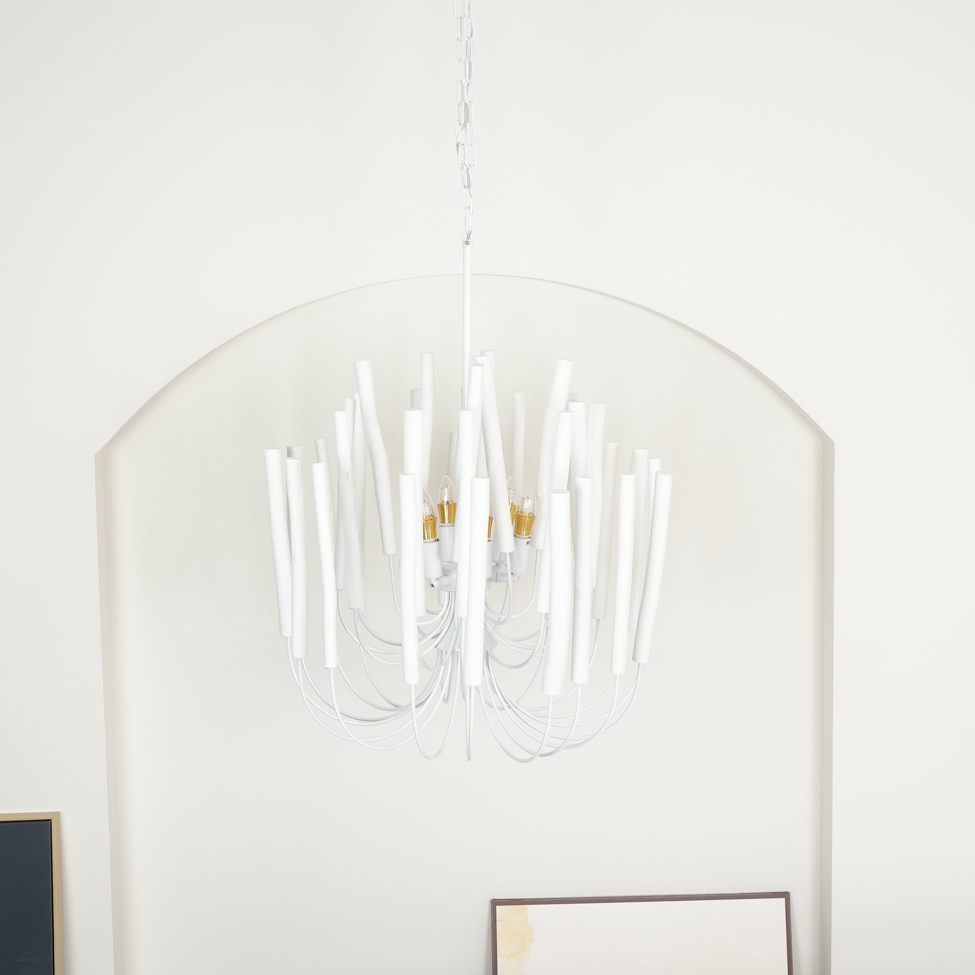 StainedWood Forest Chandelier