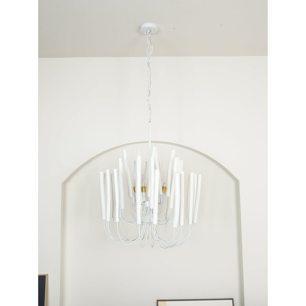 StainedWood Forest Chandelier