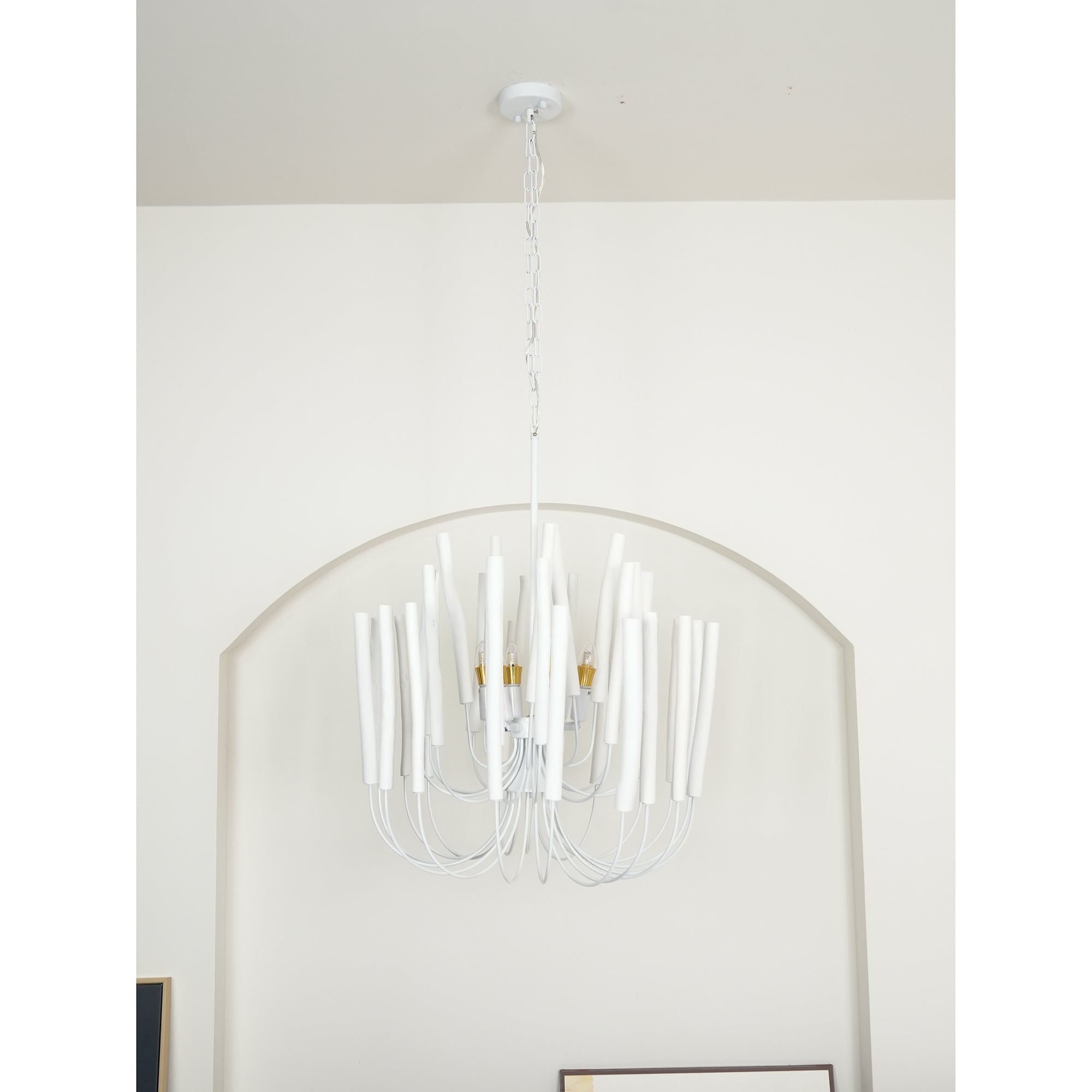 StainedWood Forest Chandelier
